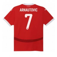 Fotbalové Dres Rakousko Marko Arnautovic #7 Domácí ME 2024 Krátký Rukáv